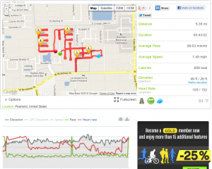 Runtastic App Screenshot